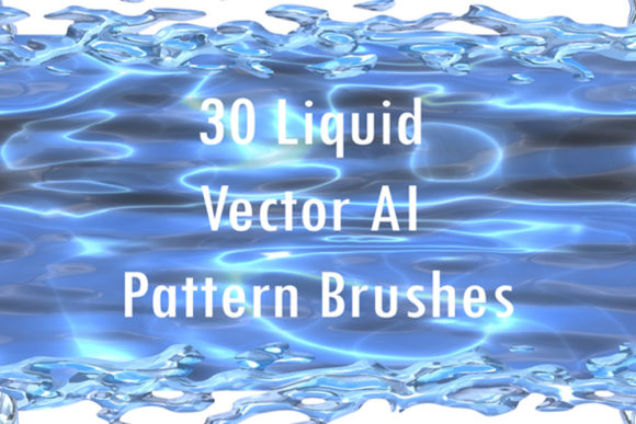 Download Liquid Splash Illustrator Brushes - Brush Collection