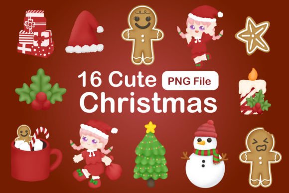 Download Cute Christmas Clipart Bundle - Premium Resources