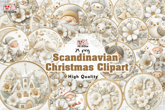 Download Scandinavian Christmas Clipart PNG - Christmas clipart Collection