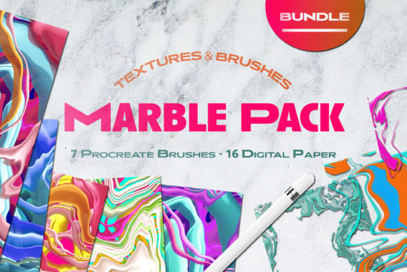 Download Liquid Marble Texture Brush Bundle Noise - Brush Collection