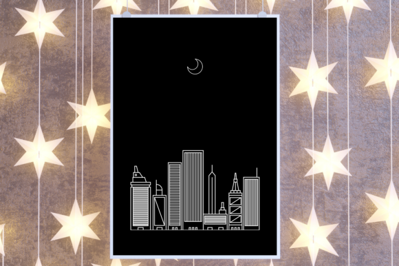 Download City at Night Minimalist Wall Art - Minimal Collection
