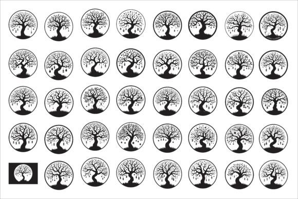 Download Minimalist Tree Laser Cut Silhouette - Minimal Collection