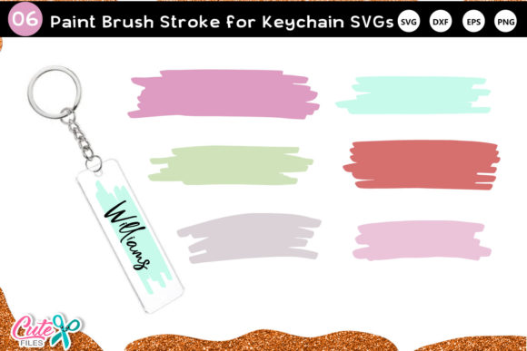 Download Paint Brush Stroke Keychain&nbsp;&nbsp; - Brush Collection