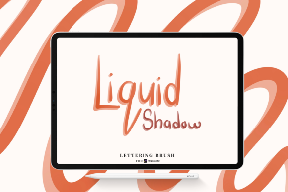 Download Liquid Shadow Procreate Lettering Brush - Brush Collection