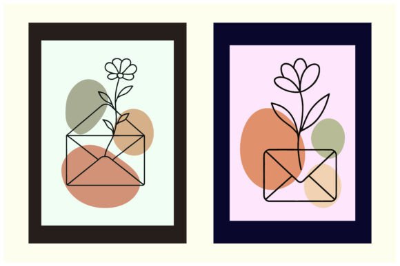Download Line Art Set Minimal Botanical Poster - Minimal Collection
