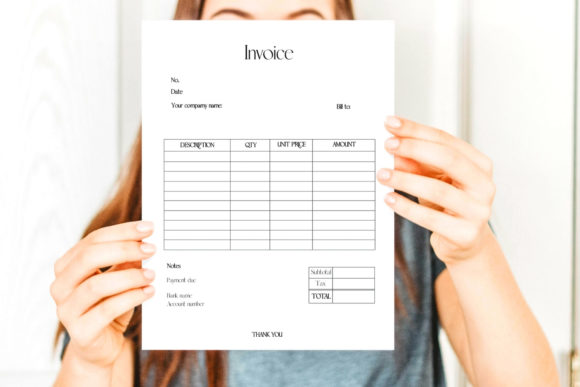 Download Simple and Minimal Invoice Form - Minimal Collection