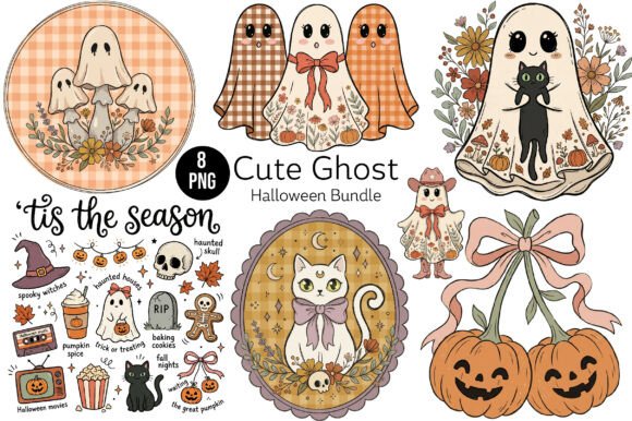 Download Cute Ghost Halloween Bundle - Premium Bundle