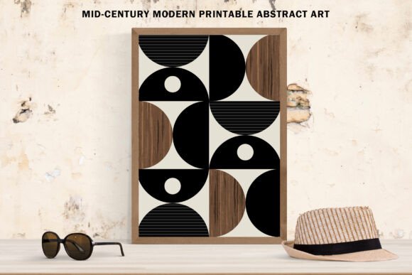 Download Abstract Black &amp; Wood Minimalist Art - Minimal Collection