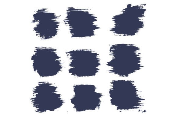 Download Acrylic Paint Splash Brush Stroke Set - Brush Collection