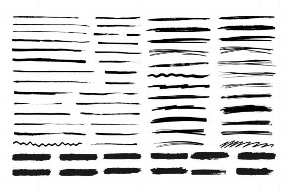 Download Marker Lines. Black Ink Pen Brush Stroke - Brush Collection