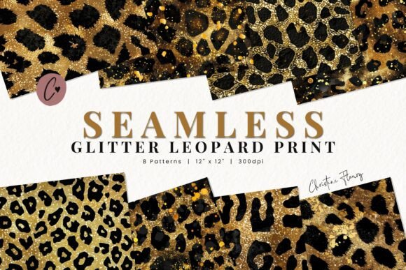 Download Seamless Glitter Leopard Print Pattern - Print Collection