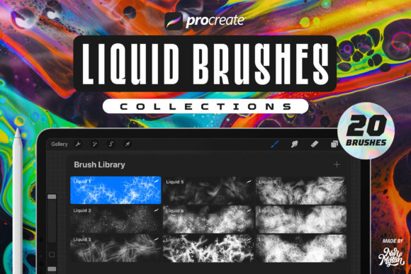 Download Procreate Liquid Brushes - Brush Collection