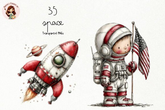 Download Cute Space Storybook PNG Clipart - Premium Resources