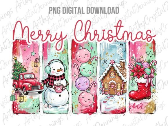 Download Merry Christmas Holiday Brushstroke PNG - Brush Collection